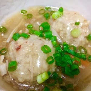 ボリューム満点☆肉団子とマロニーの中華スープ
